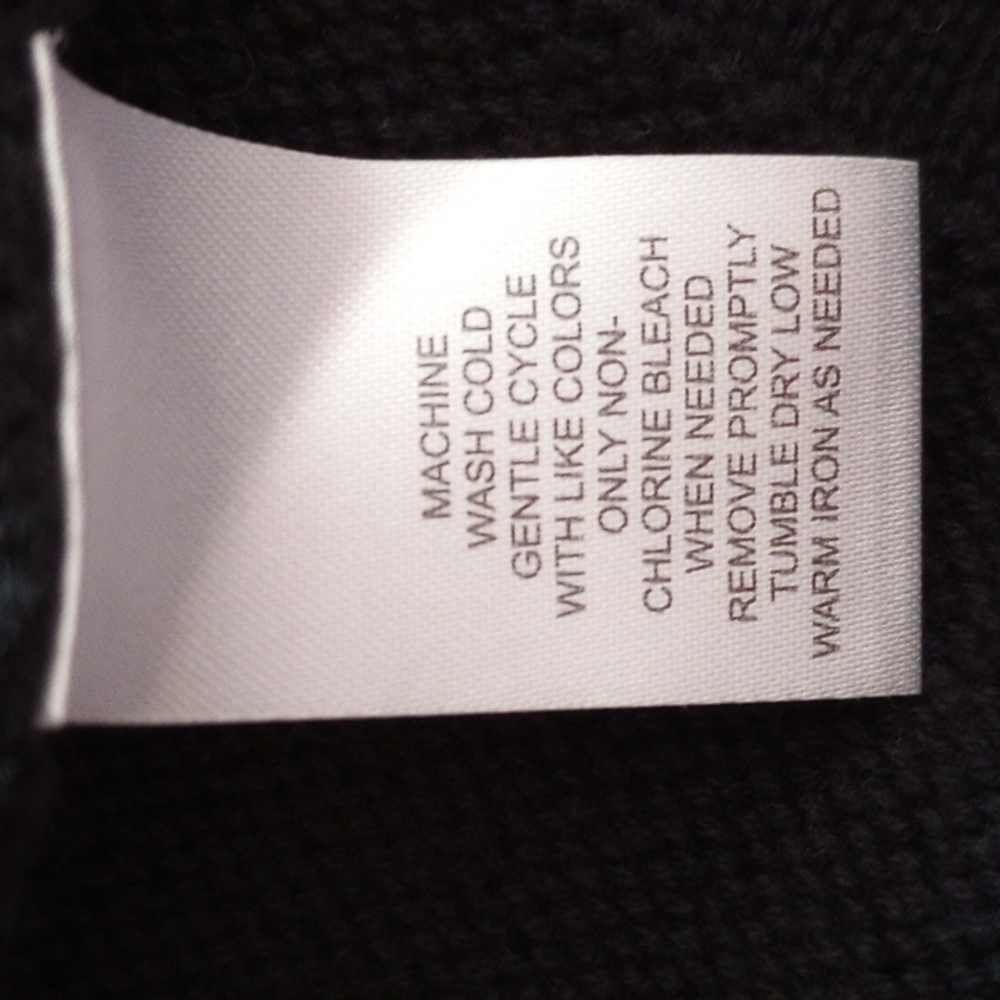 Spring+Mercer Ladies Long Cardigan Size:S Color:Black - Picture 7 of 8